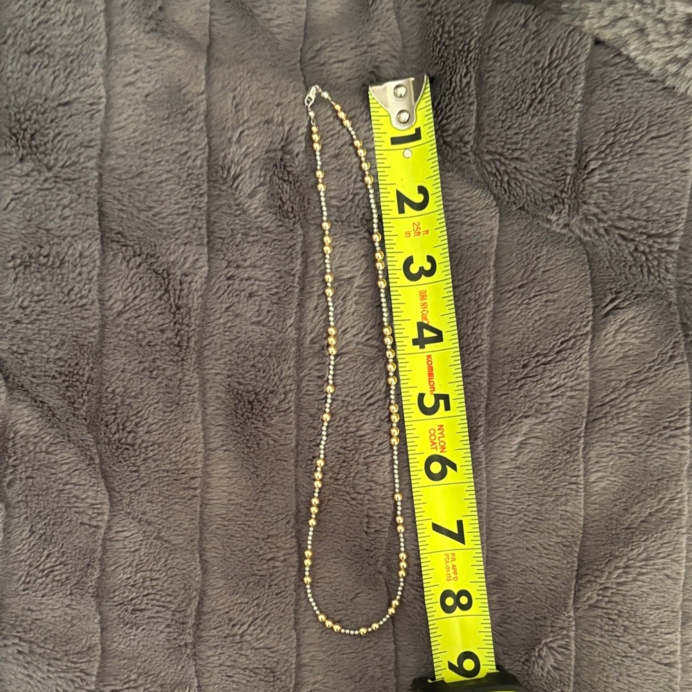 EnewtonChic Two-Tone Beaded Necklace 16 inches long